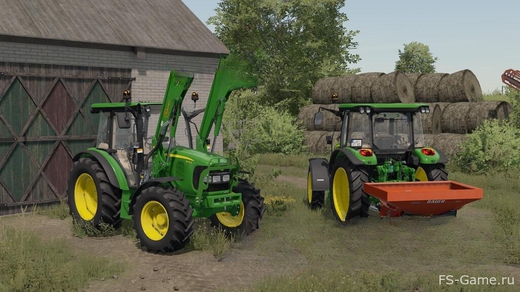 Мод John Deere 5R Series версия 1.0.0.0 для FARMING SIMULATOR 2022